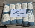 10 blauwe Ecolaine Phildar-ballen, Hobby en Vrije tijd, Breien en Haken, Nieuw