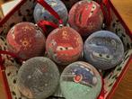 14 boules de Noël CARS dans une jolie boîte, Hobby & Loisirs créatifs, Comme neuf, Enlèvement ou Envoi