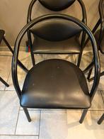 6 Stoelen, Huis en Inrichting, Stoelen, Ophalen, Gebruikt, Zwart, Metaal