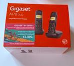 GIGASET A170 DUO ZWARTE DRAADLOZE TELEFOON, Ophalen of Verzenden, Nieuw, Stralingsarm