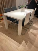 Eettafel en 6 stoelen te koop, Enlèvement, Utilisé