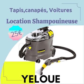 Shampouineuse injecteur/extracteur location 25€