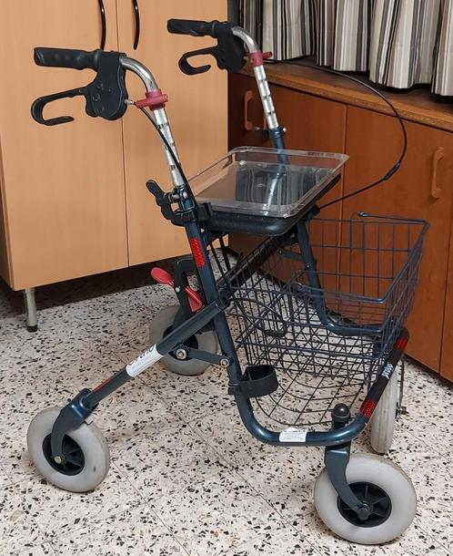 Provo Plooibare rollator met 4 wielen met zitje, Diversen, Rollators, Zo goed als nieuw, Opvouwbaar, Ophalen