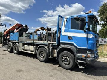 Scania G440 8x4 PRITSCHE + (25m!) KRAN PALFINGER PK78002 SH  beschikbaar voor biedingen