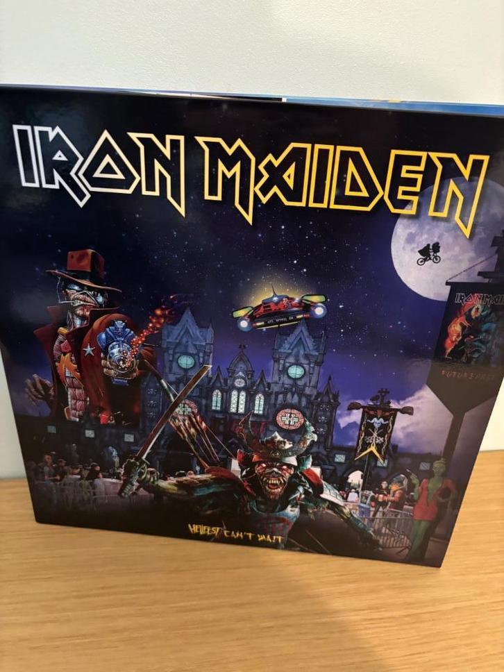 LP - Iron Maiden - Hellfest can't wait, Cd's en Dvd's, Vinyl | Hardrock en Metal, Nieuw in verpakking, Ophalen of Verzenden