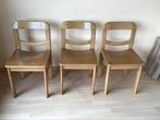 3 chaises en bois de hêtre en bon état, Comme neuf, Bois, Enlèvement ou Envoi