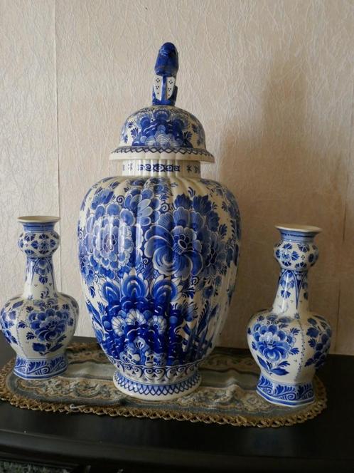 3 Delft vazen, Antiquités & Art, Antiquités | Vases, Enlèvement