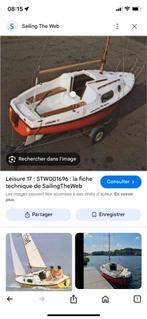 Cherche leisure 17, Watersport en Boten, Kajuitzeilboten en Zeiljachten, Zo goed als nieuw, Polyester, Tot 6 meter