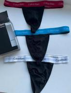 Diverse Calvin Klein String Nieuw, Verzenden, Zwart, Calvin Klein, Slip