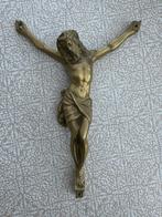 Jezus aan het kruis koper 30 cm, Ophalen of Verzenden