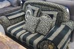 Fauteuil 3+ 2 Versace Style, Huis en Inrichting, Ophalen, Gebruikt