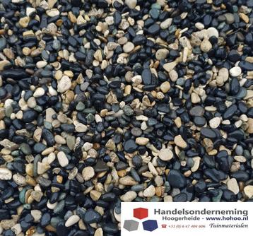 Natural blend pebbles antraciet beige tuin pad oprit deco beschikbaar voor biedingen