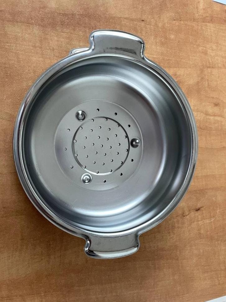 Fruitvergiet Demeyere Silvinox, Huis en Inrichting, Keuken | Potten en Pannen, Gebruikt, Ophalen of Verzenden