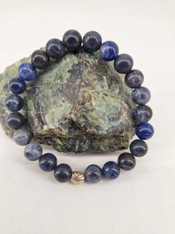 Sodaliet armband 8mm natuursteen beschikbaar voor biedingen
