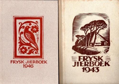 frysk jierboek 1943 en 1946 (fries jaarboek), Livres, Histoire & Politique, Utilisé, 20e siècle ou après, Envoi