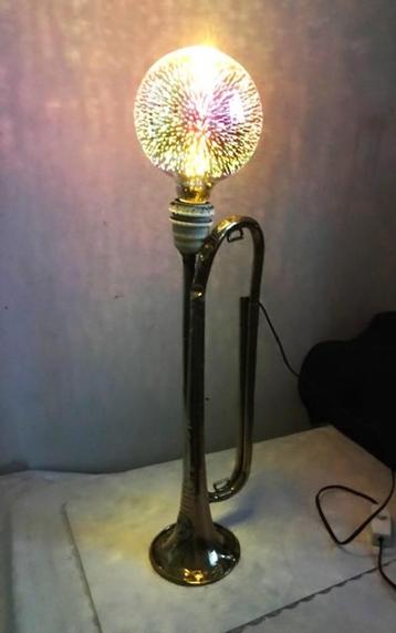 Lampe Trompette Tiffany style Bruxelles Antique✨😍😎🎶🤗👌