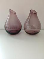 2 Zweedse vazen handmade Sannolik glas, Huis en Inrichting, Woonaccessoires | Vazen, Ophalen of Verzenden, Glas