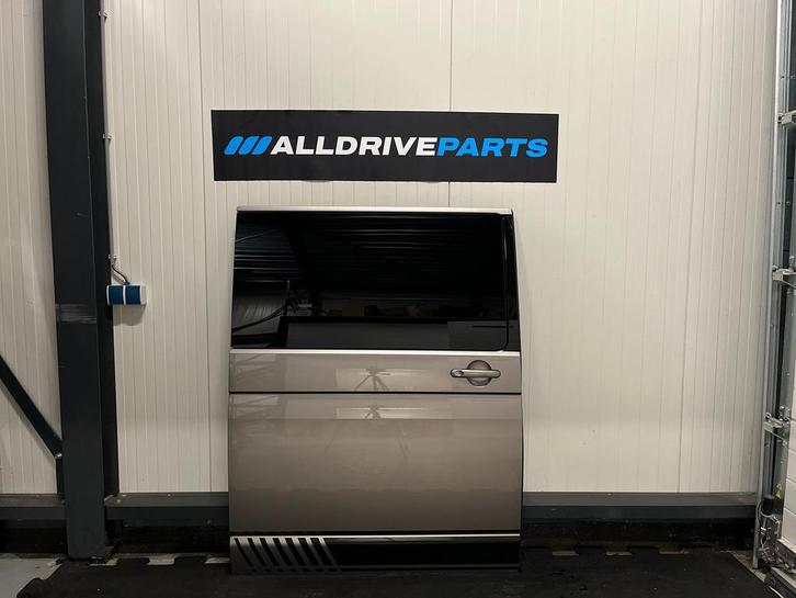 VW Multivan T6 Schuifdeur LH1X Mojawe Beige 7E0843108BF, Auto-onderdelen, Carrosserie, Deur, Rechts, Gebruikt, Ophalen of Verzenden