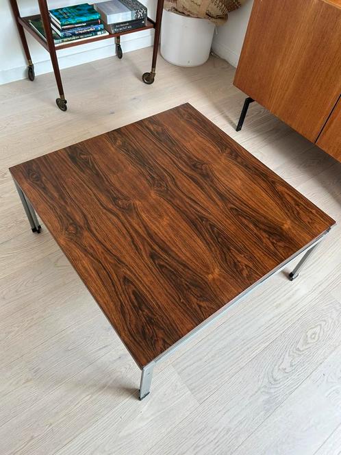Schitterende vintage salontafel in Palissander - Topstaat !, Huis en Inrichting, Tafels | Salontafels, Ophalen of Verzenden