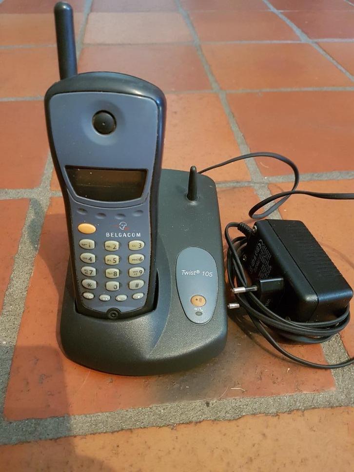 Téléphones fixes - Combinés sans fil, Telecommunicatie, Vaste telefoons | Handsets en Draadloos, Zo goed als nieuw, 1 handset