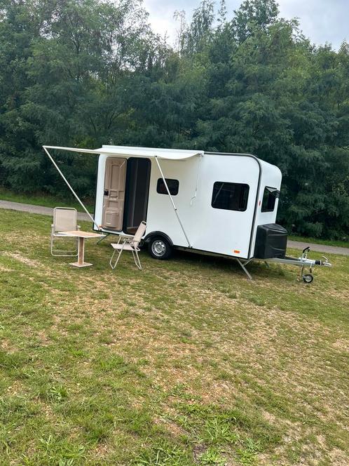 ! NIEUW ! Caravan 4persoons 750kg B-rijbewijs !, Caravans en Kamperen, Caravans, tot en met 4, 500 - 750 kg, Treinzit, Overige merken
