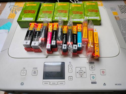 Canon inkt patronen + gratis printer, Computers en Software, Printers, Gebruikt, All-in-one, Inkjetprinter, Kleur printen, Kopieren