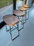 4 barstoelen kruk 65cm, Ophalen, Gebruikt, Metaal