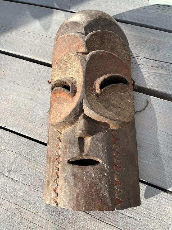 Authentiek Afrikaans masker, Antiek en Kunst, Kunst | Beelden en Houtsnijwerken, Ophalen