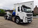 Volvo FM11 330 6x2 26T euro5 HMF1110 containersysteem palift, Auto's, Vrachtwagens, Automaat, Euro 5, Wit, Diesel