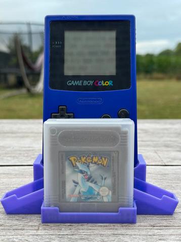 Originele Gameboy Color Grape incl Pokemon Silver beschikbaar voor biedingen