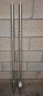 2 halterstangen 120cm en 6kg in prima staat, Sport en Fitness, Fitnessmaterialen, Ophalen, Halterstangen
