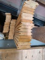 Blokhut houten planken tand en groef hout tuinhuis schutting, Doe-het-zelf en Bouw, Hout en Planken, Ophalen of Verzenden, Zo goed als nieuw