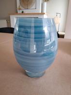 Vase bleu en verre, Bleu, Utilisé, Enlèvement ou Envoi, Verre