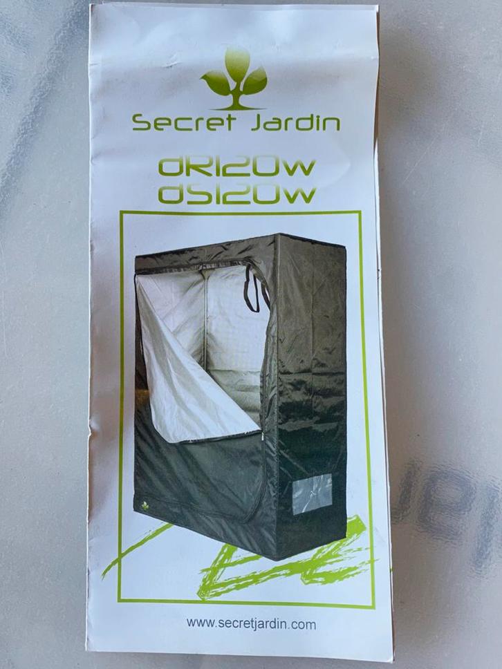 Secret Jardin Dark Street DS120W R4.00 - 120x60x178 cm, Tuin en Terras, Kweekspullen, Gebruikt, Kweektent, Ophalen