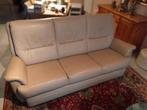 Zetels: driezit + 2x eenzit, Huis en Inrichting, Ophalen, Gebruikt, Leer