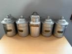 5 oude aluminium kookpotten, Antiek en Kunst, Ophalen of Verzenden
