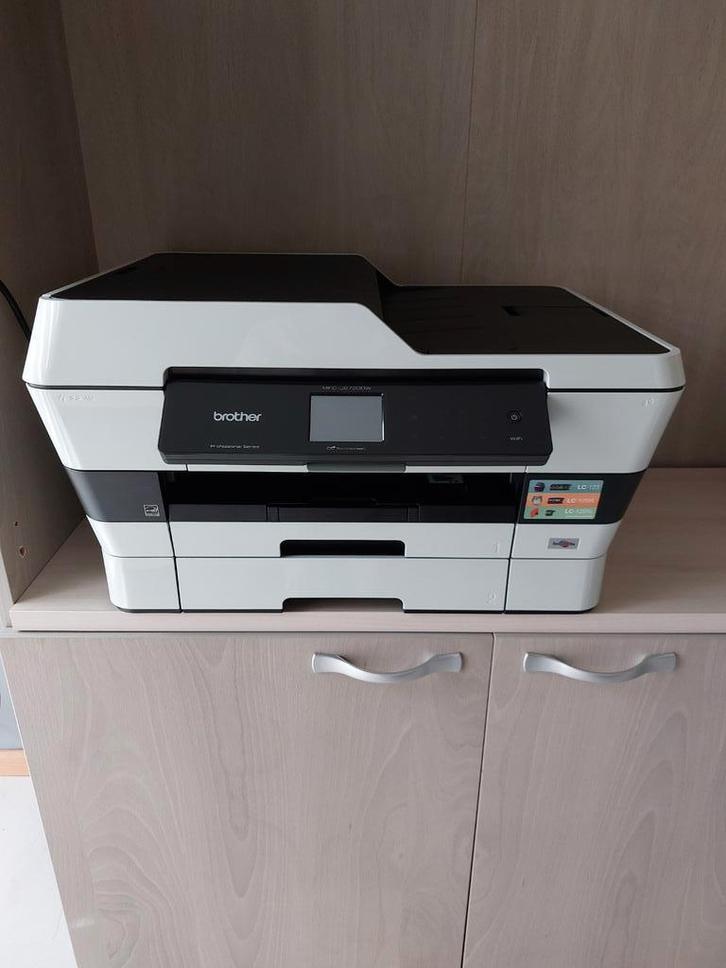 WiFi printer Brother MFC-J6720DW, Computers en Software, Printers, Gebruikt, Printer, Inkjetprinter, Faxen, Kleur printen, Kopieren