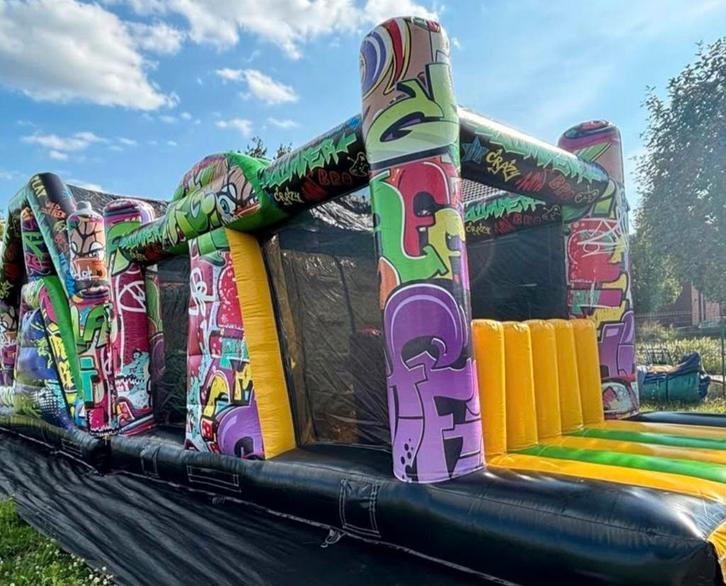 Springkasteel te huur, Kinderen en Baby's, Speelgoed | Buiten | Springkussens, Zo goed als nieuw, Ophalen