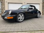 Porsche 964 Cabrio *Handbak*Triple black*Garantie mogelijk*, Auto's, Porsche, 4 zetels, Achterwielaandrijving, Zwart, Cabriolet