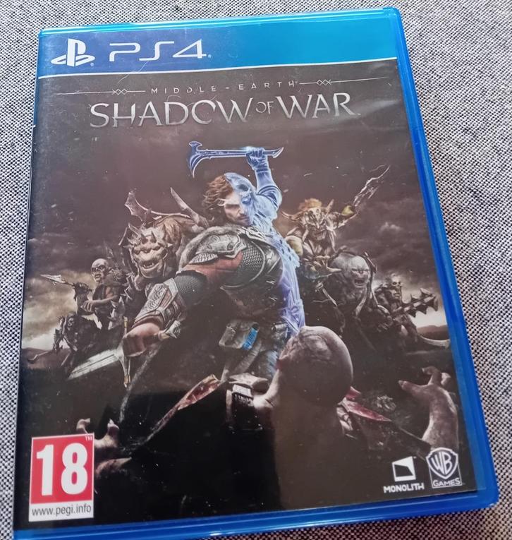 PS4: SHADOW OF WAR, Games en Spelcomputers, Games | Sony PlayStation 4, Zo goed als nieuw, Avontuur en Actie, 1 speler, Vanaf 18 jaar