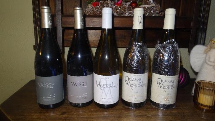 Prachtig kavel Languedoc Vaisse/Mont, Verzamelen, Wijnen, Zo goed als nieuw, Witte wijn, Frankrijk, Vol, Ophalen of Verzenden