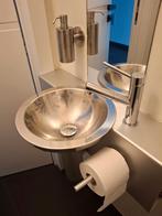 handenwasser voor toilet, Ophalen, Zo goed als nieuw, Inox, Toilet