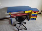 Bureau pour enfant + meuble à tiroirs ajustable, Enlèvement, Utilisé, Table(s)