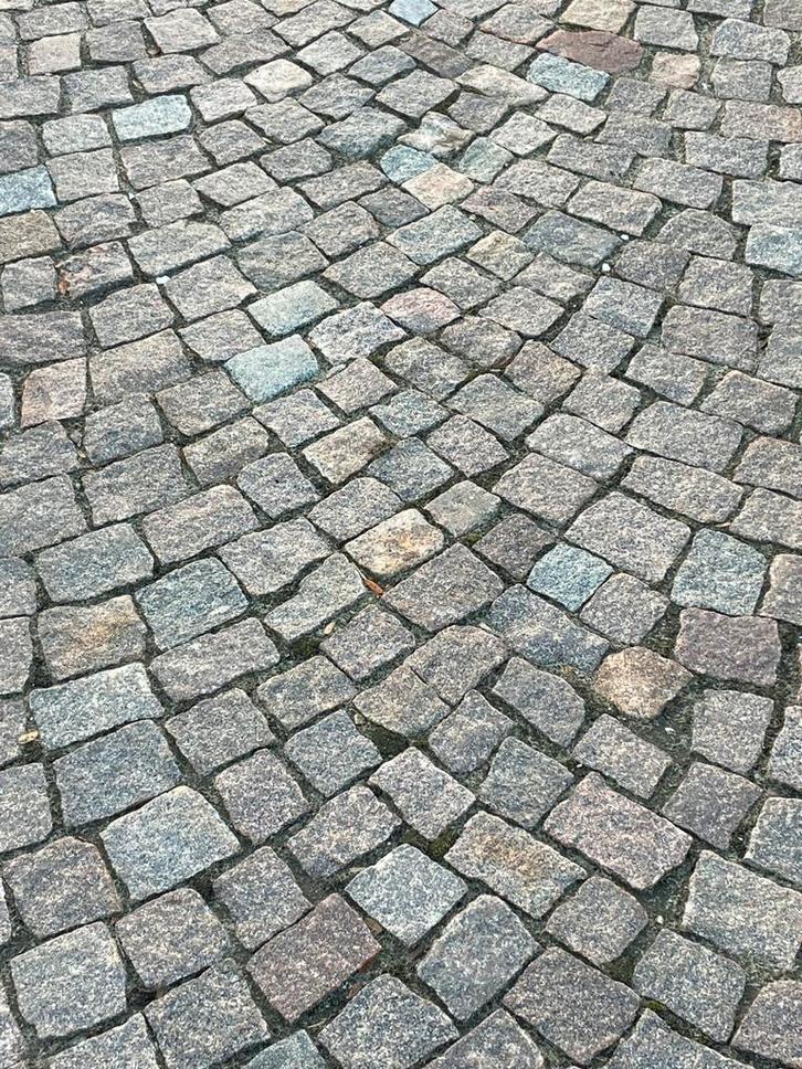 Te koop Kinderkopjes/kasseien- ca 30m2 - 475€, Tuin en Terras, Tegels en Klinkers, Gebruikt, Klinkers, Ophalen