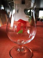 Duvelglas met rood-groene D en diamant binnenin, Verzamelen, Biermerken, Gebruikt, Ophalen