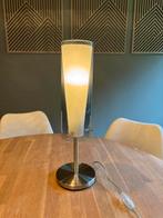 Lampe en verre fumé et métal Vintage et originale, Ophalen, Glas