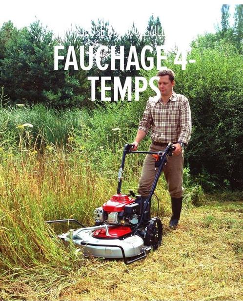 Tondeuse débroussailleuse, Tuin en Terras, Grasmaaiers, Gebruikt, Benzine-grasmaaier, 50 cm of meer, Cirkelmaaier, Versnellingen