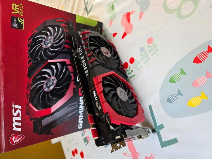 MSI GAMING GTX 1080TI TWIN FROZR, Computers en Software, Videokaarten, Gebruikt, Nvidia, PCI, DVI, Ophalen