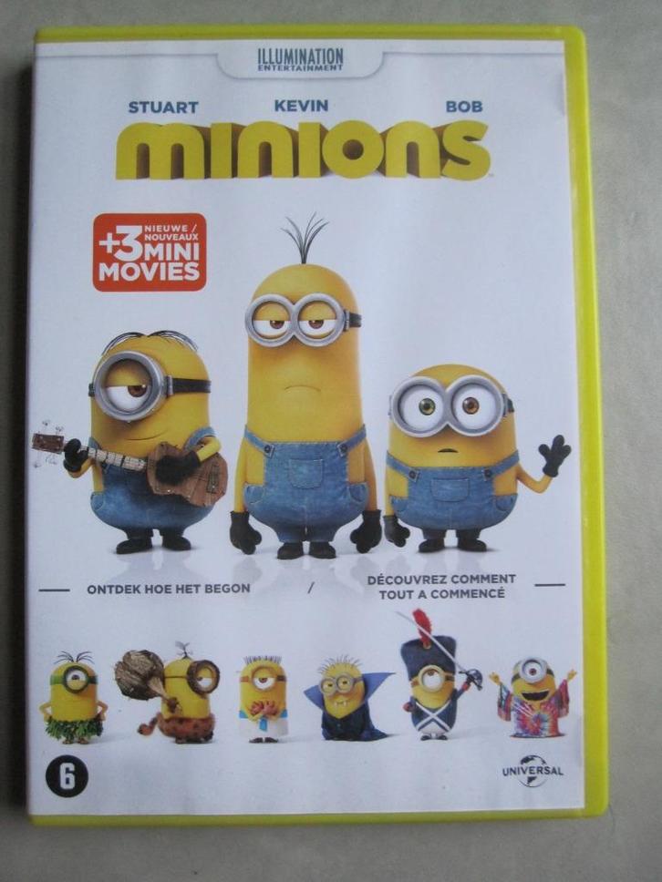 Minions (2014), Cd's en Dvd's, Dvd's | Tekenfilms en Animatie, Zo goed als nieuw, Amerikaans, Tekenfilm, Vanaf 6 jaar, Ophalen of Verzenden
