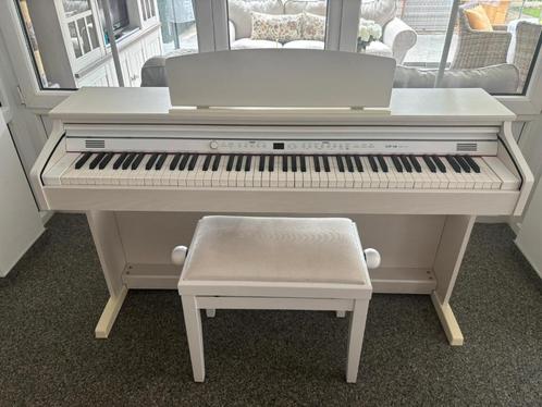 Digitale piano Medeli DP50 – in uitstekende staat + headset, Muziek en Instrumenten, Piano's, Zo goed als nieuw, Piano, Wit, Digitaal